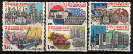 Tchécoslovaquie 1975 Mi 2285-90 (Yv 2128-33), Obliteré - Oblitérés