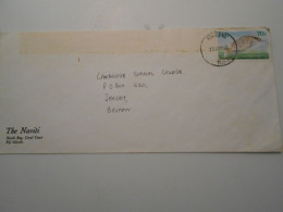 Fidji , Lettre De Korovou 1990 Pour Jersey - Fiji (1970-...)