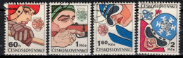 Tchécoslovaquie 1977 Mi 2356-9 (Yv 2192-5), Obliteré - Used Stamps