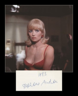 Stéphane Audran (1932-2018) - French Actress - Signed Card + Photo - 1983 - COA - Acteurs & Comédiens
