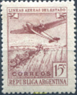 725593 HINGED ARGENTINA 1946 PROPAGANDA EN FABOR DE LAS LINEAS AEREAS ARGENTINAS - Ongebruikt