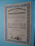 Chemin De Fer " K.D.L. " > Action De Fr. 500 - Série B > N° 255,927 ( Zie/voir SCAN ) Après 1944 ! - Afrique