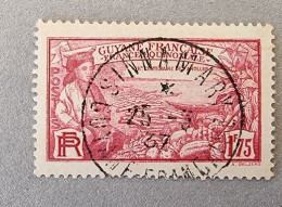 GUYANE Tri-centenaire Des Antilles Yvert N°140 Oblitération Cachet Rond 1937 (Used) - Oblitérés