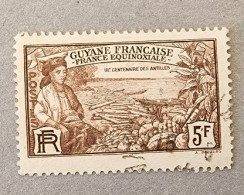 GUYANE Tri-centenaire Des Antilles Yvert N°141 Oblitéré (Used) - Used Stamps