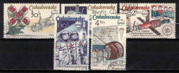 Tchécoslovaquie 1979 Mi 2488-92 (Yv 2317-21), Obliteré - Gebruikt