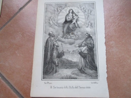 RELIGIONE CRISTIANESIMO Stampa Epoca Il Centenario Della Bolla Dell'IMMACOLATA Lit.DOLFINO Vari SANTI - Religiöse Kunst