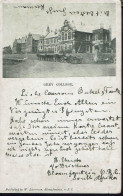 Orange. Affranchissement 1d Edouard VII Sur CPA "Grey Collège" Corresp. De Bloemfontein Du 4 Mai 1903, Pour Hamburg. - État Libre D'Orange (1868-1909)