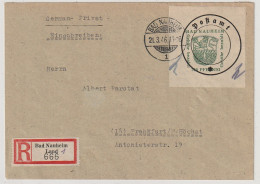 Bad Nauheim Einschreibbrief Mit Nr. 7 II - Cartas & Documentos