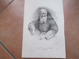 RELIGIONE CRISTIANESIMO Stampa Epoca Rmo P.Alberio Da Bolsano Cappuccino Lit.DOLFINO - Art Religieux