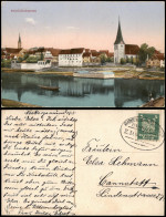 Neckargemünd Stadt Flussbadeanstalt 1925 Gel. Bahnpoststempel Mannheim Würzburg - Neckargemuend