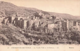 FRANCE - Tourettes De Vence - Vue De La Vieille Ville Et Le Château - L L - Carte Postale Ancienne - Grasse