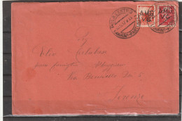 ITALY Amg-vf Pola COVER To Firenze 1947 - Marcophilie