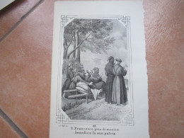 RELIGIONE CRISTIANESIMO Stampa Epoca S.FRANCESCO Prima Di Morire Benedice La Sua Patria Lit. DOLFINO - Religiöse Kunst