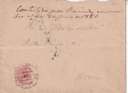 CARTA  1886   VALLADOLID A LEON - Covers & Documents