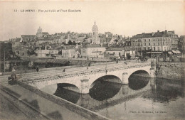 FRANCE - Le Mans - Vue Partielle Et Pont Gambetta - Carte Postale Ancienne - Le Mans