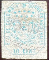 Kolumbien 1863: Definitives: Arms On White Background Mi:CO 19x - Colombia