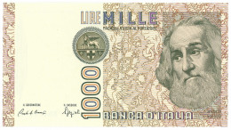 1000 LIRE MARCO POLO LETTERA F 20/10/1988 FDS - Altri & Non Classificati