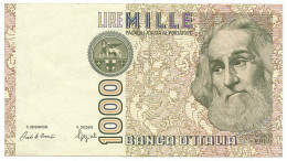 1000 LIRE MARCO POLO SERIE SOSTITUTIVA XF-A 09/05/1991 QSPL - Other & Unclassified