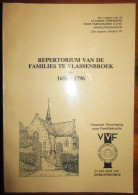 REPERTORIUM VAN DE FAMILIES TE VLASSENBROEK ( Baasrode )  Door R. BIJL - Genealogisch Overzicht Via De Parochieregisters - Dendermonde
