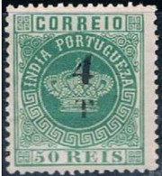 India, 1881/3, # 104 Dent. 12 1/2, MNG - Portuguese India