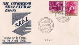 MATASELLOS 1968 PUERTO DE LA CRUZ - Lettres & Documents