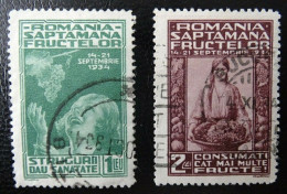 Rumänien Mi 478-479 , Sc 440-441 , Fruchtausstellung , Gestempelt - Usado