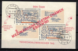 Tchécoslovaquie 1980 Mi 2589 - Bl.42 (Yv BF 50), Obliteré - Used Stamps