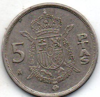 5 Pesetas 1975 - 5 Pesetas