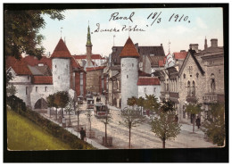 Reval/ Tallinn Lehmpforte Tram 1910 - Estonie