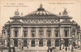 FRANCE - Paris - L'opéra - Académie Nationale De Musique - Carte Postale Ancienne - Andere Monumenten, Gebouwen