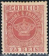 S. Tomé, 1870/7, # 4 Dent. 12 1/2, MH - St. Thomas & Prince