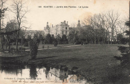 FRANCE - Nantes - Jardin Des Plantes - Le Lycée - Carte Postale Ancienne - Nantes