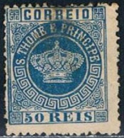 S. Tomé, 1881/5, # 14 Dent. 12 1/2, Tipo I, MNG - St. Thomas & Prince