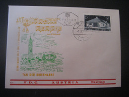 Österreich 1961- Sonderumschlag Tag Der Briefmarke 1961, FDC MiNr. 1100 - Cartas & Documentos