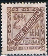 S. Tomé, 1893/5, # 30 Dent. 11 1/2, MNG - St. Thomas & Prince