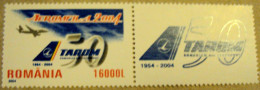 Rumänien, 2004, Mi 5836,  Tarom, Mit Vignette, Postfrisch - Abarten Und Kuriositäten