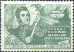 725642 MNH ARGENTINA 1947 CONMEMORACION DEL TRASLADO DE LOS RESTOS DE LA FAMILIA DEL GENERAL SAN MARTIN - Ungebraucht