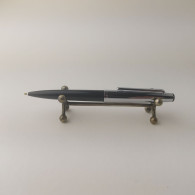 Vintage Markant 165 Ballpoint Pen Black Plastic Chrome Trim Germany #5505 - Schrijfgerief