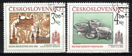 Tchécoslovaquie 1985 Mi 2825-6 (Yv 2639-40), Obliteré - Oblitérés