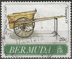 BERMUDA 1991 Transport. Horse-drawn Carriages - 20c Two-seater Pony Cart, 1805 FU - Bermuda