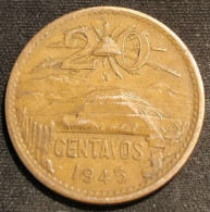 MEXIQUE - MEXICO - 20 CENTAVOS 1945 - Aigle Petit - KM 439 - Messico