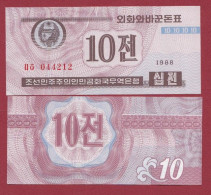 Corée Du Nord 10 Chon 1988 ---UNC---(185) - Korea, North