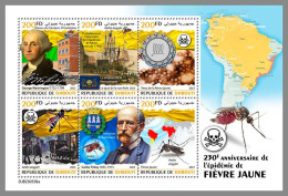 DJIBOUTI 2023 MNH 230 Years Yellow Fever Epidemic Gelbfieber Epidemie M/S – OFFICIAL ISSUE – DHQ2410 - Malattie