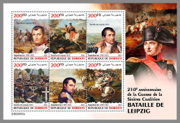 DJIBOUTI 2023 MNH Battle Of Leipzig Napoleon Völkerschlacht M/S – OFFICIAL ISSUE – DHQ2410 - Franse Revolutie