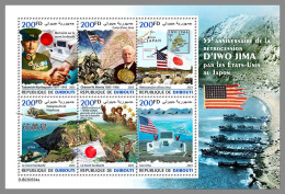 DJIBOUTI 2023 MNH 55 Years Iwo Jima Back To Japan M/S – OFFICIAL ISSUE – DHQ2410 - WW2