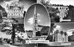 La Chataigneraie * Souvenir De La Commune * Cpa 5 Vues - La Chataigneraie