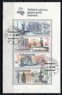 Tchécoslovaquie 1988 Mi 2961-4 - Bl.81 (Yv BF 78B), Obliteré - Oblitérés