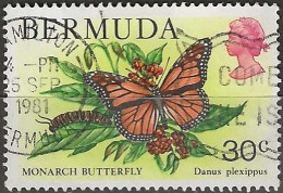 BERMUDA 1978 Wildlife - 30c. - Danaus Plexippus (butterfly) FU - Bermuda