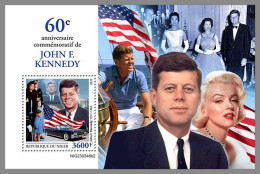 NIGER 2023 MNH John F. Kennedy S/S II – IMPERFORATED – DHQ2410 - Kennedy (John F.)