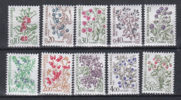 Andorre Timbres Taxe Flore Baies Sauvage N° 53/62 Neufs** - Nuovi